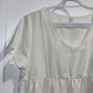 Off white loose fitting summer dress